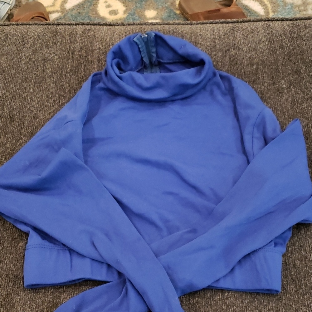 Body wrappers cheerleading crop turtlenecks